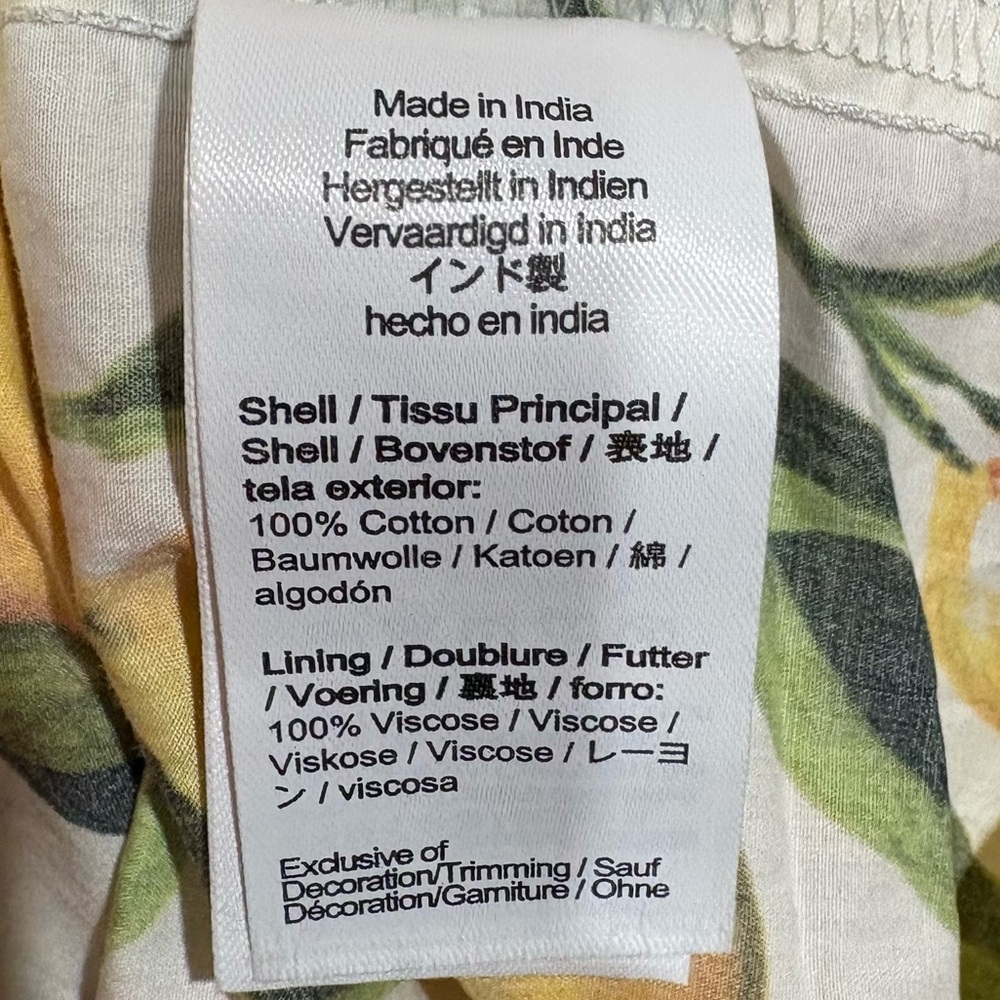 J. Crew 16 Limoncello Lemon Print Cotton Tiered Summer Plus Sundress 1X - Picture 11 of 16